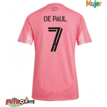 Camiseta Inter Miami Rodrigo De Paul #7 Primera Equipación para mujer 2025-26 manga corta
